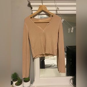 American eagle pink long sleeve